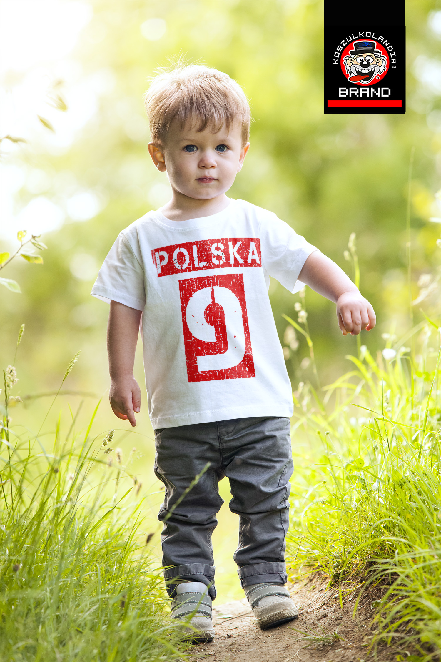 koszulki polski dla dzieci z własnym nadrukiem na plecach